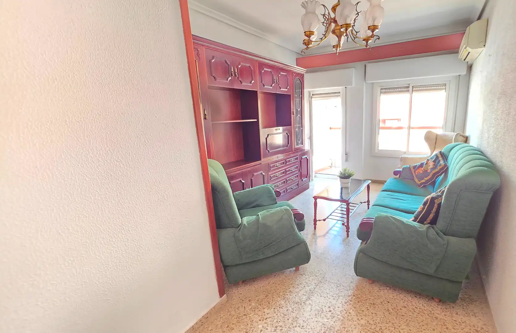 Living room of Flat for sale in Jaén  with Air Conditioner, Heating and Terrace
