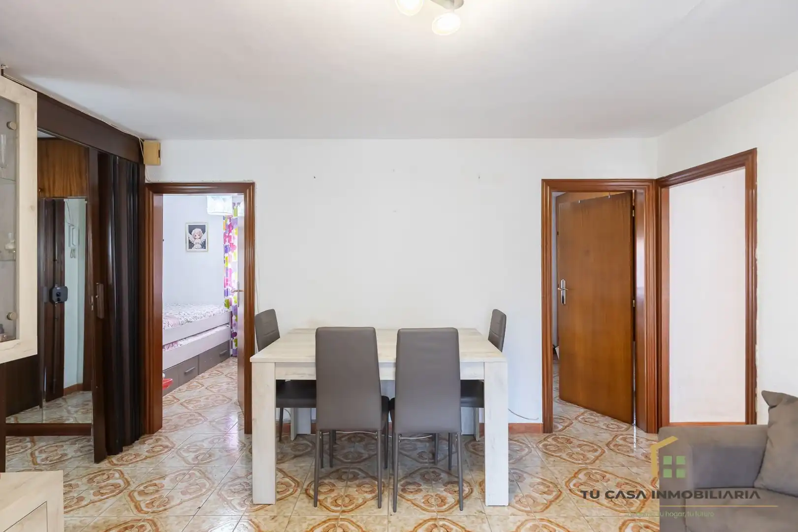Esszimmer von Wohnung zum Verkauf in Badalona mit Klimaanlage