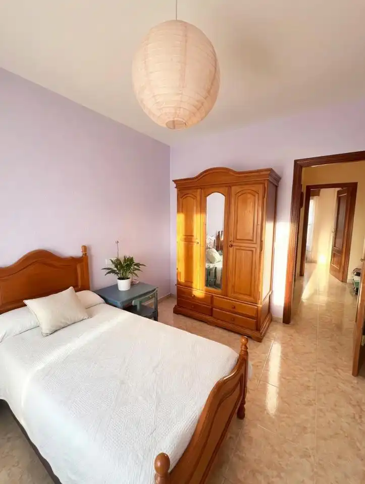 Bedroom of Flat for sale in Plasencia  with Terrace and Furnished