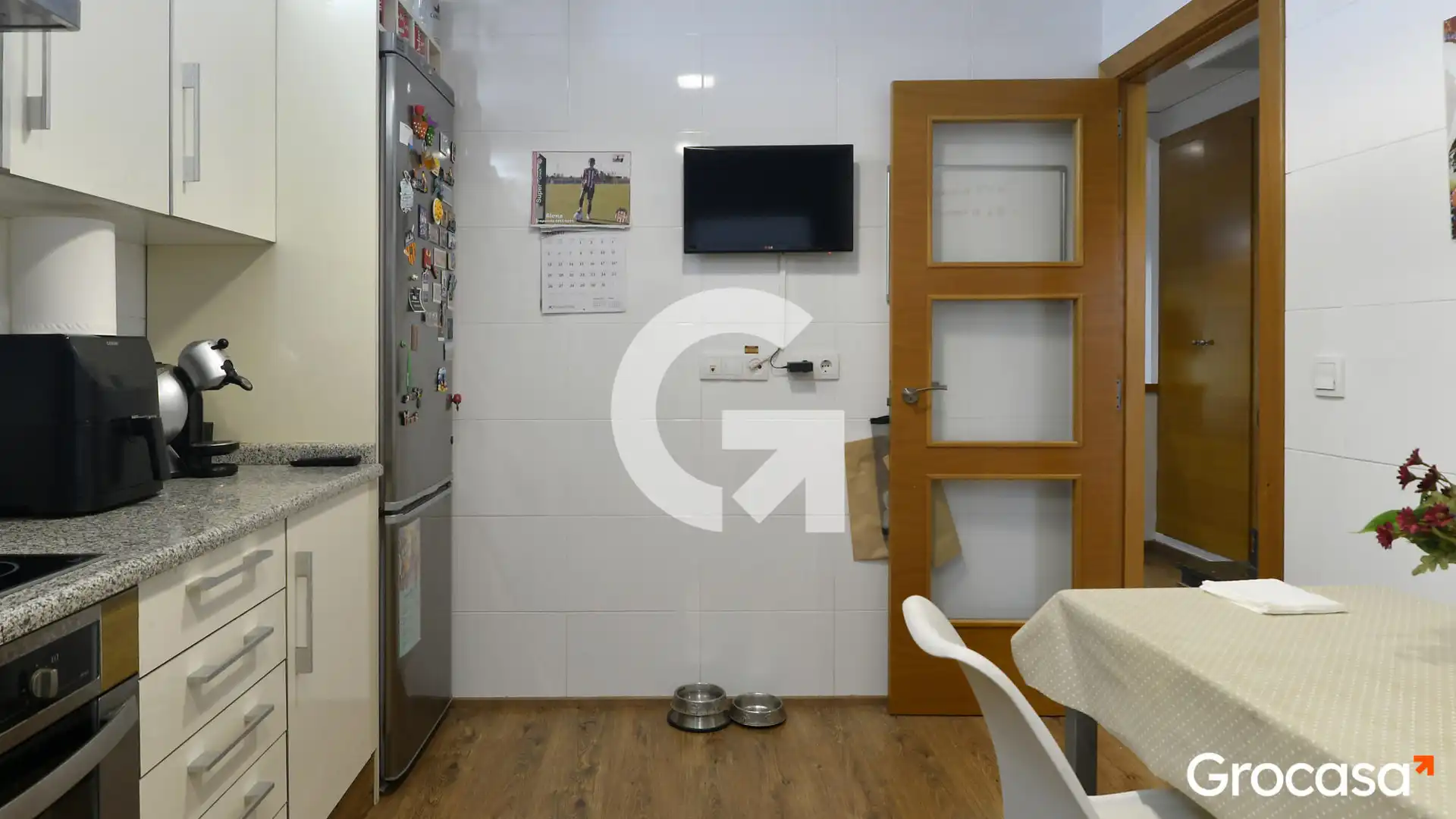Cuina de Casa adosada en venda en Sagunto / Sagunt amb Aire condicionat, Terrassa i Traster