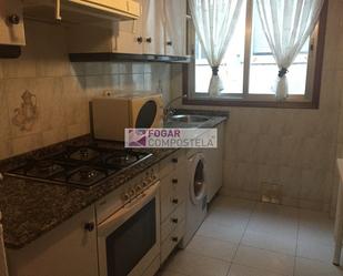 Kitchen of Flat to rent in Santiago de Compostela   with Furnished