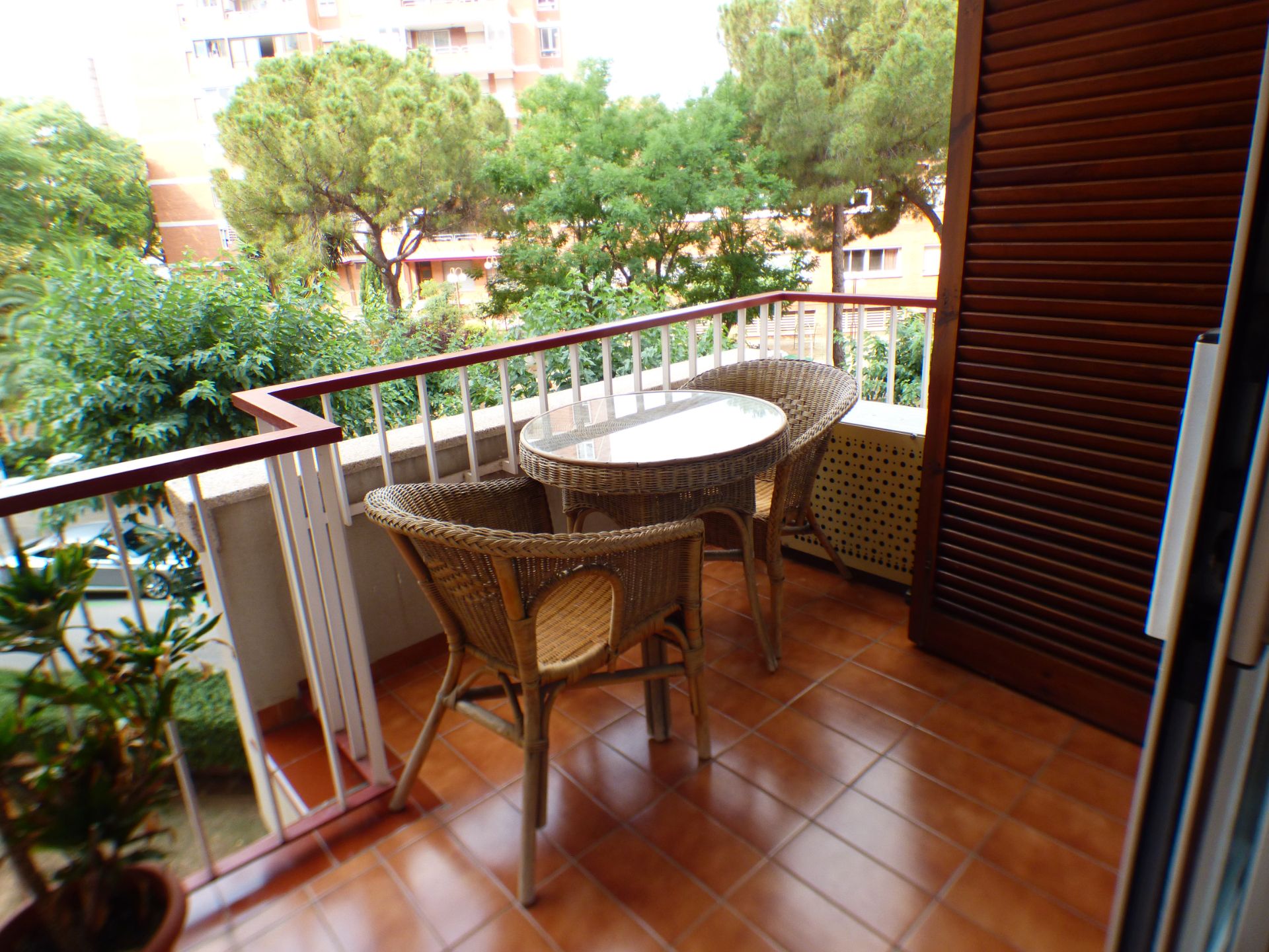 Terraza de Piso de alquiler en  Barcelona Capital con Aire acondicionado, Calefacción y Parquet