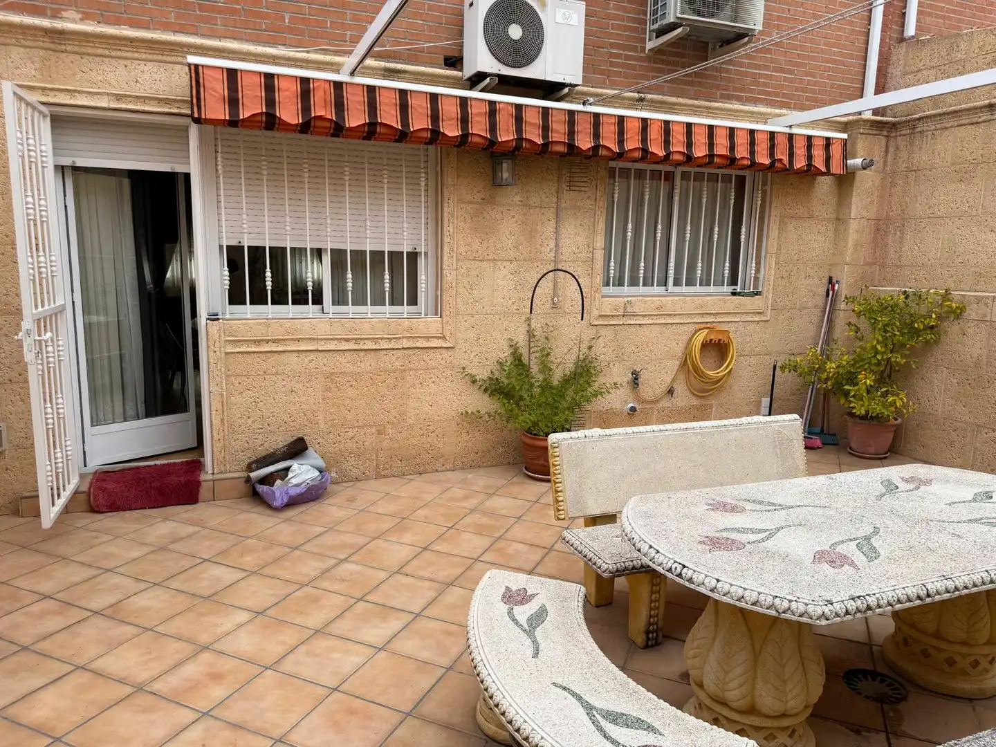 Terrassa de Casa adosada en venda en Arganda del Rey amb Aire condicionat, Calefacció i Jardí privat