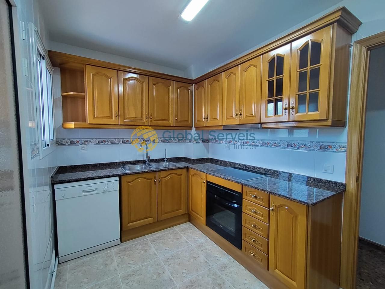 Kitchen of Flat to rent in Martorell  with Air Conditioner and Balcony