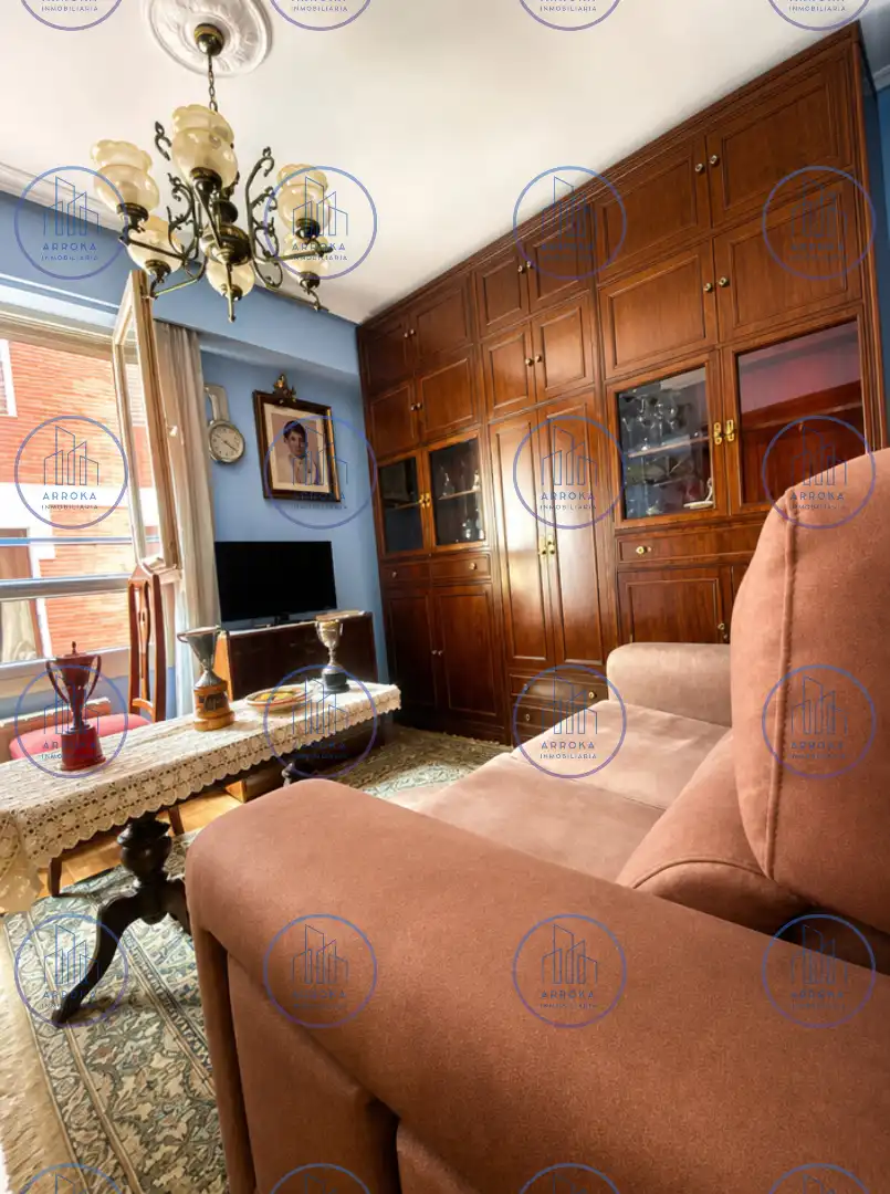 Living room of Flat for sale in Eibar  with Heating, Parquet flooring and Terrace