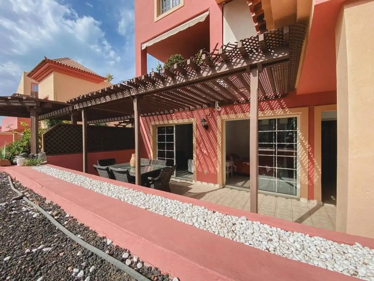 Terraza de Apartamento en venta en Adeje con Amueblado y Piscina comunitaria