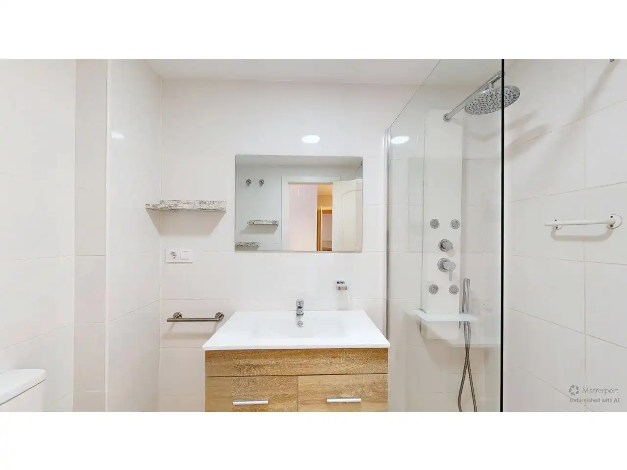 Bathroom of Flat for sale in Cullera  with Air Conditioner, Private garden and Terrace