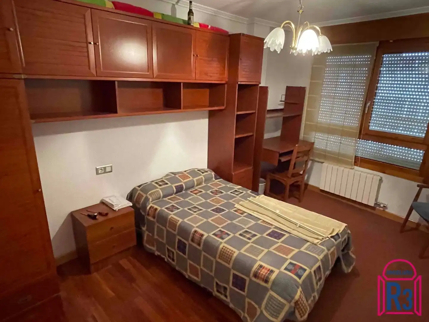 Bedroom of Flat for rent in Villaquilambre  with Heating, Terrace and Furnished