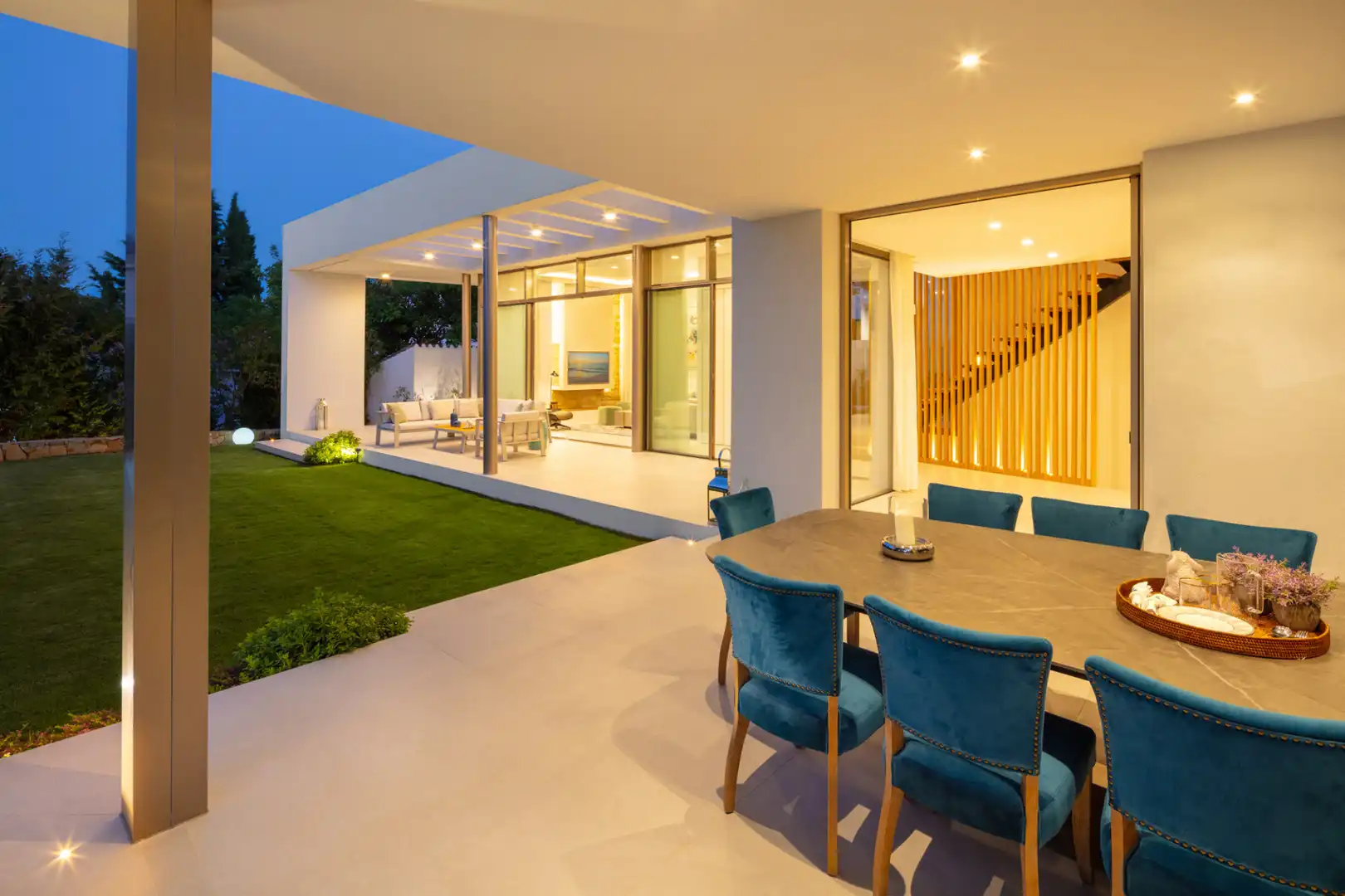Terrassa de Casa o xalet de lloguer en Marbella amb Aire condicionat, Jardí privat i Terrassa