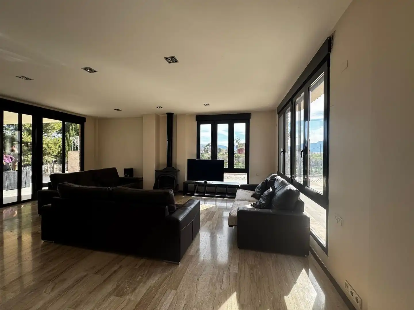 Living room of Houses for sale in Murcia  with Air Conditioner, Private garden and Terrace