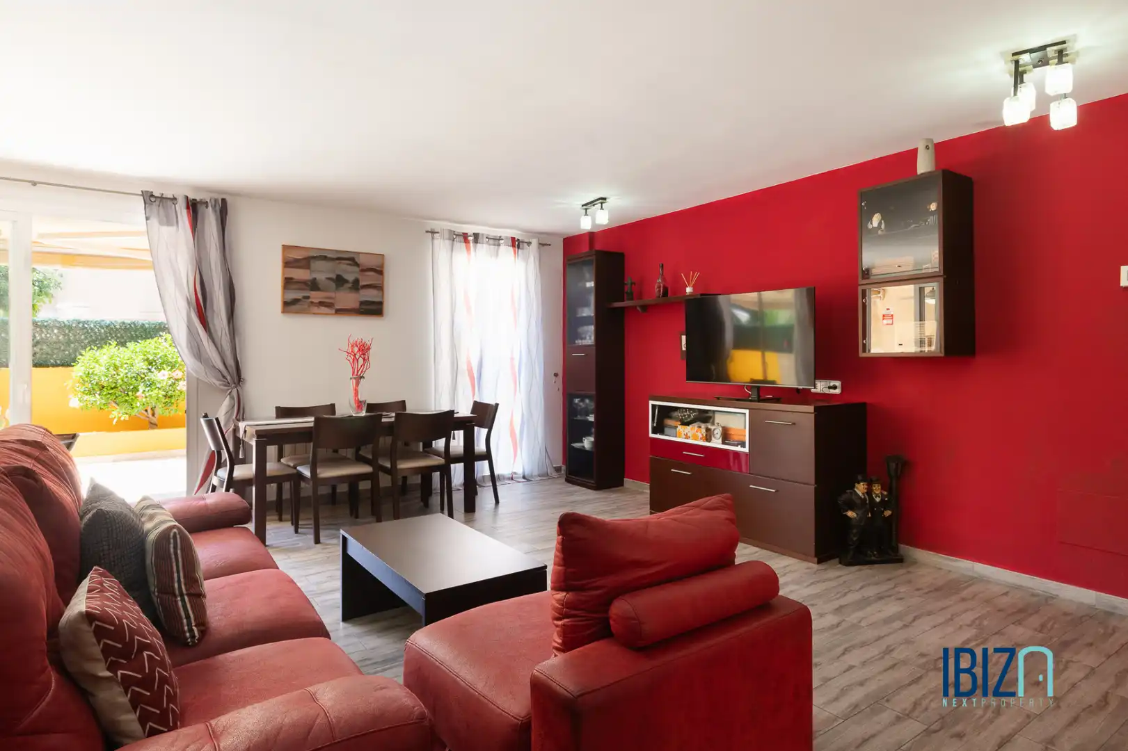 Wohnzimmer von Wohnung zum Verkauf in Eivissa mit Klimaanlage, Heizung und Terrasse