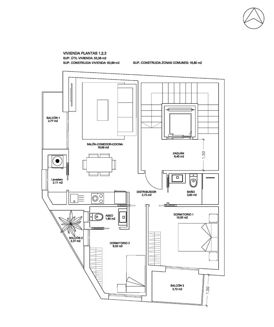Apartment mit Aufzug zum Verkauf in Bigastro, imagen 19