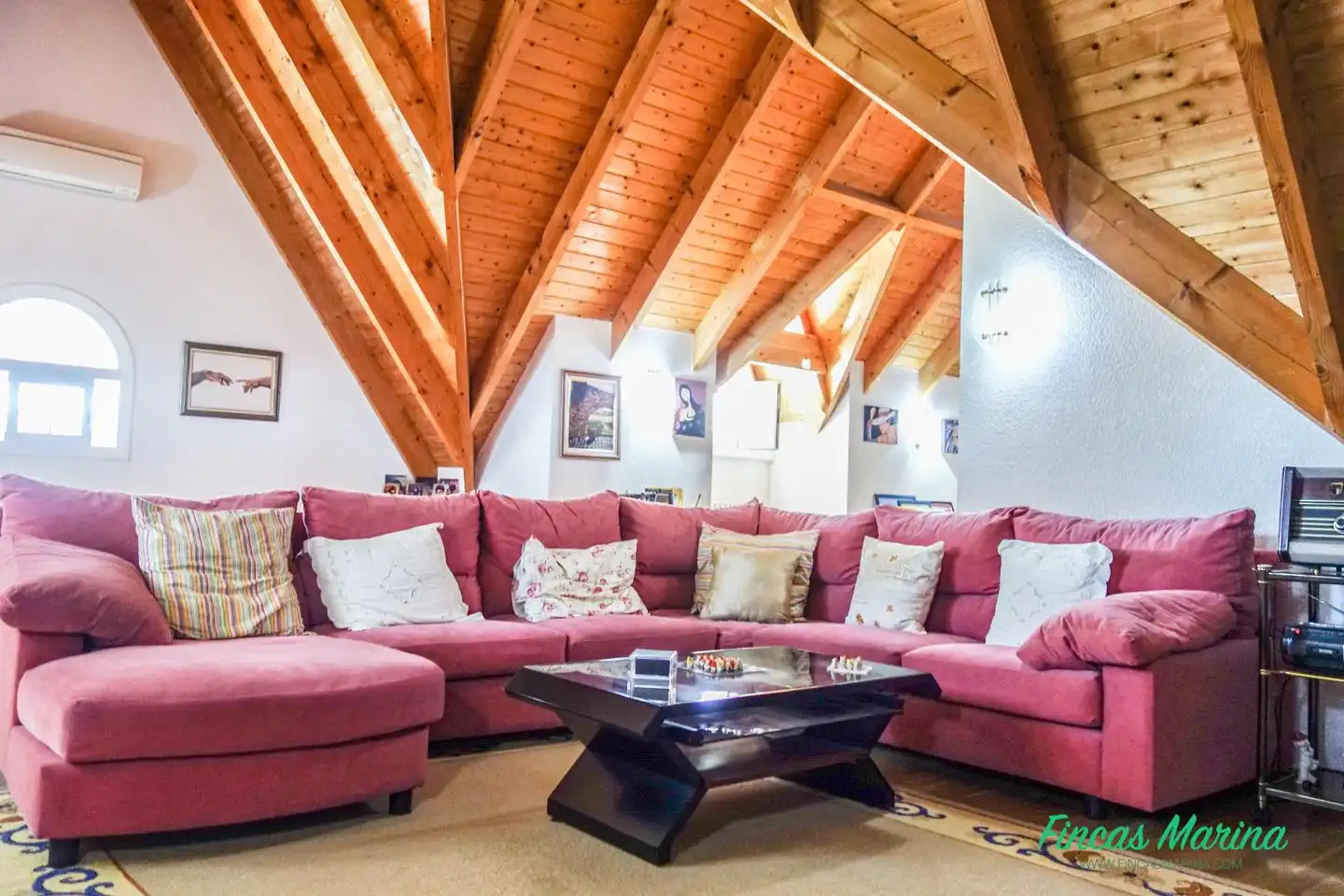 Living room of Houses for sale in Gavà  with Heating, Private garden and Parquet flooring