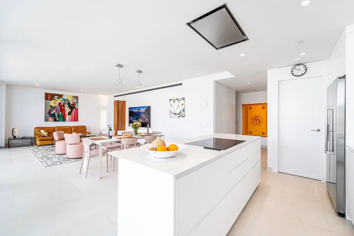 Cocina de Apartamento en venta en Fuengirola con Aire acondicionado, Trastero y Piscina comunitaria