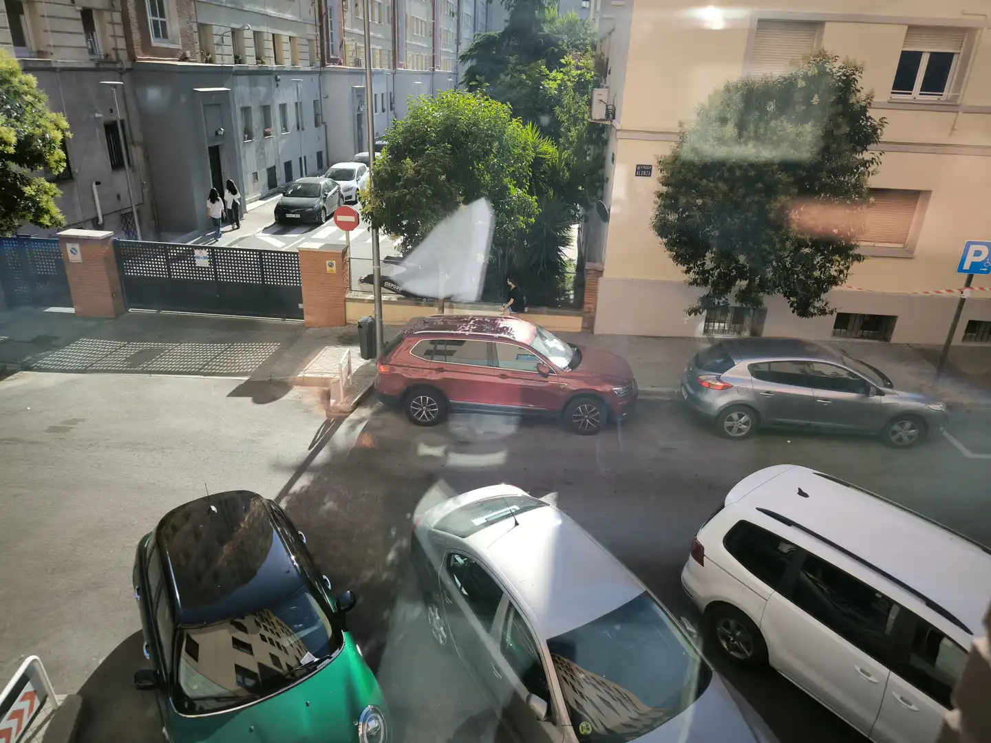 Parking of Flat for rent in Madrid  with Air Conditioner, Heating and Private garden