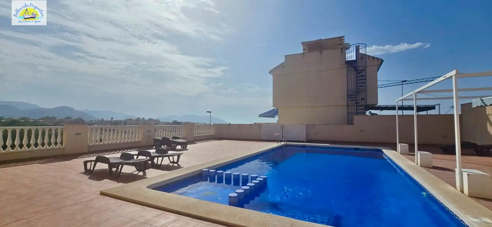 Piscina de Casa o xalet en venda en Mazarrón amb Aire condicionat, Calefacció i Terrassa