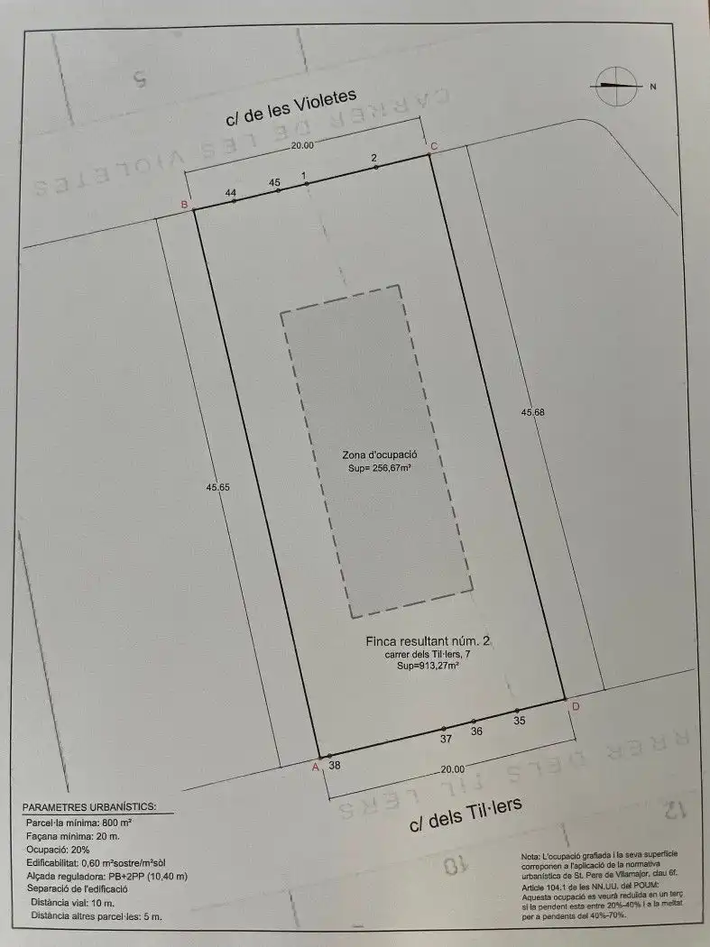 Residential land for sale in Sant Pere de Vilamajor, imagen 3