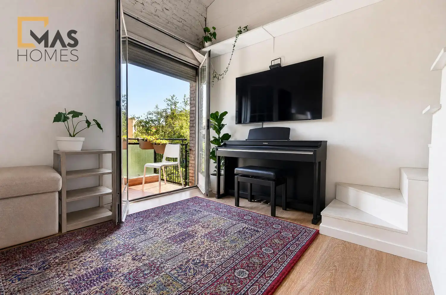 Balcony of Attic for sale in Barcelona  with Furnished and Balcony