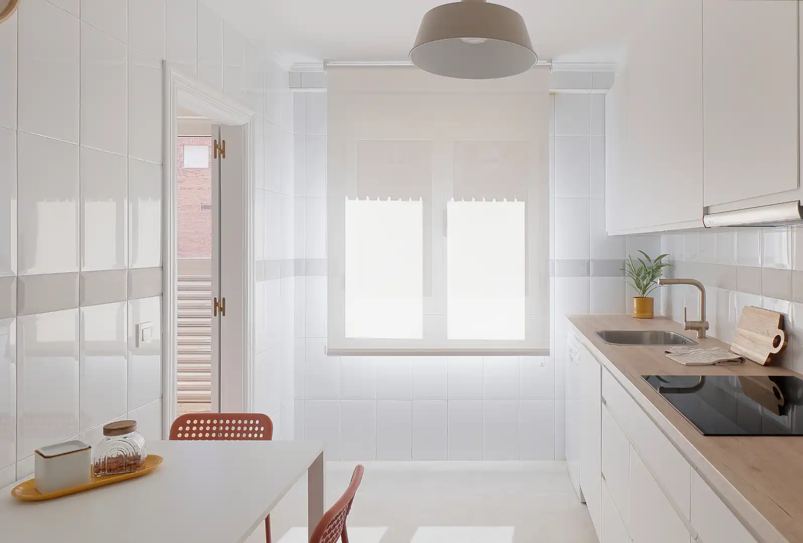 Cocina de Piso de alquiler en Avilés con Calefacción, Parquet y Terraza