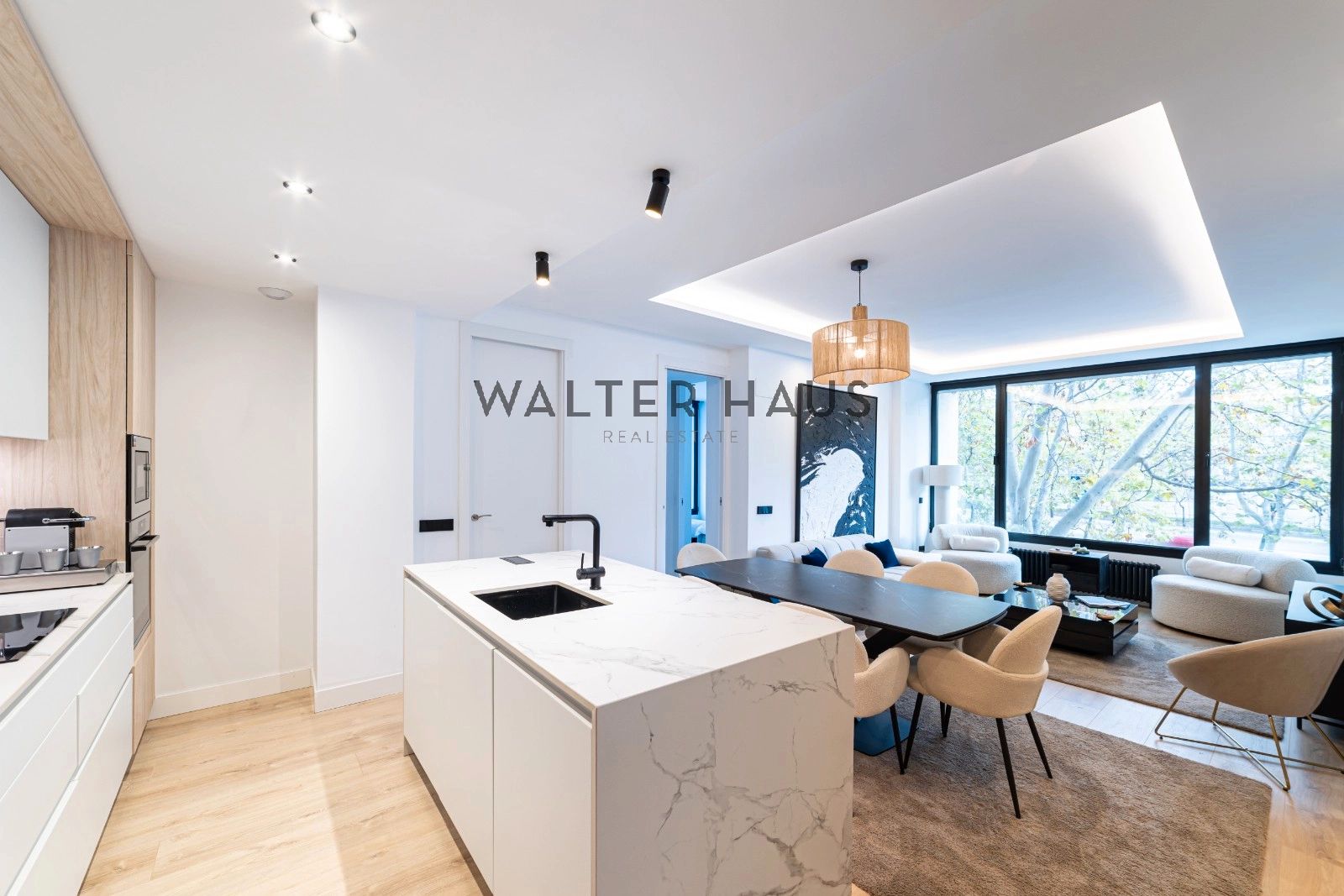 Kitchen of Flat for sale in  Madrid Capital  with Air Conditioner, Heating and Furnished