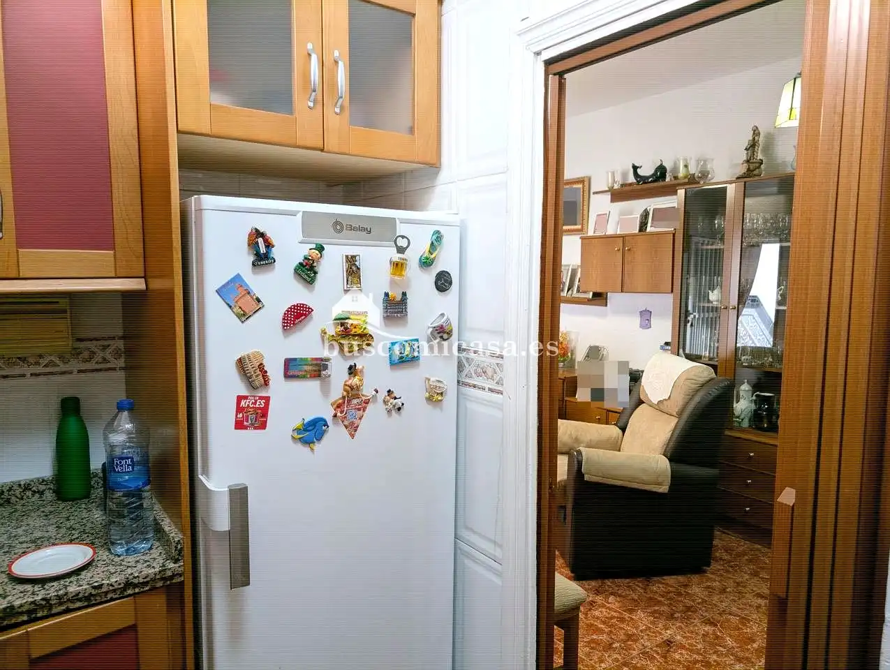 Cuina de Casa adosada en venda en Jaén amb Aire condicionat, Terrassa i Balcó