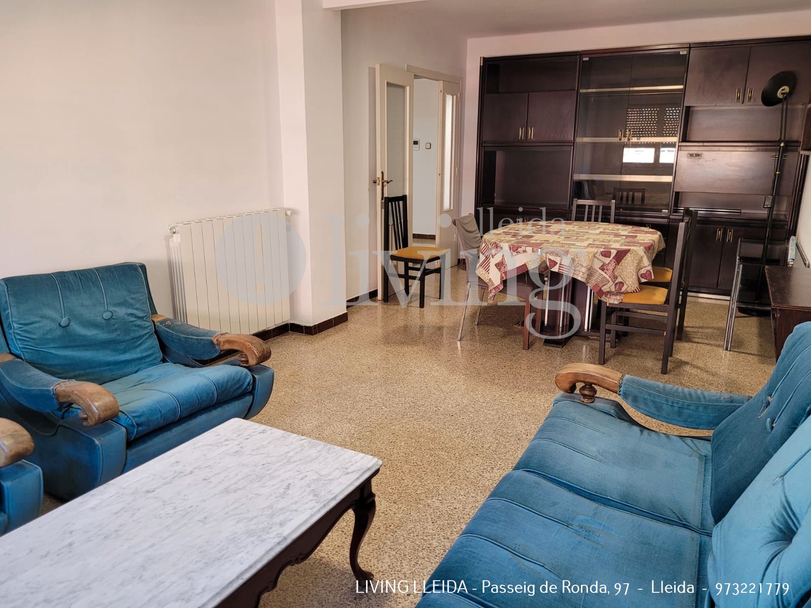 Sala d'estar de Pis en venda en  Lleida Capital amb Moblat, Forn i Microones