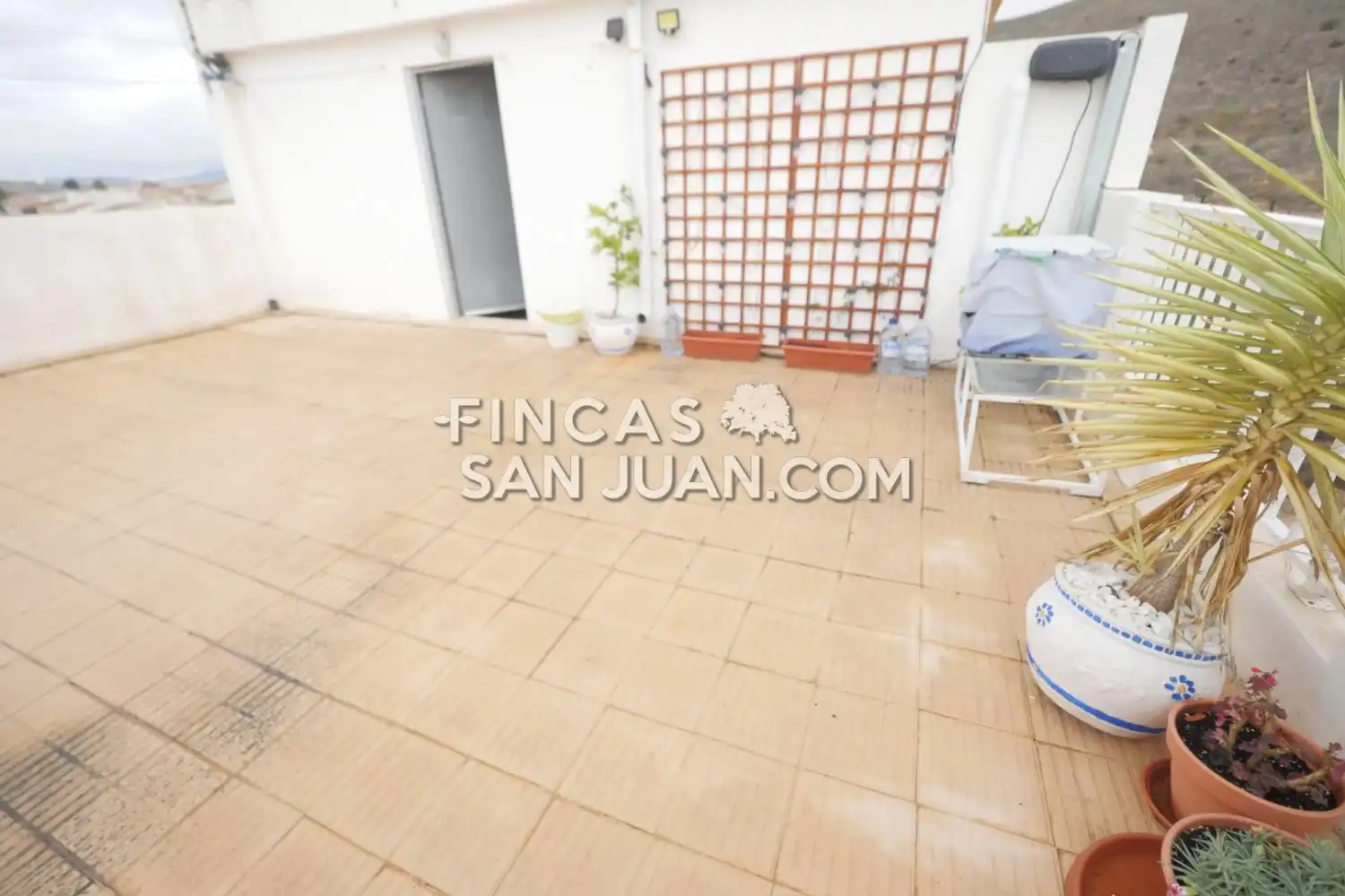 Terrasse von Wohnung zum Verkauf in Hondón de los Frailes mit Heizung und Abstellraum