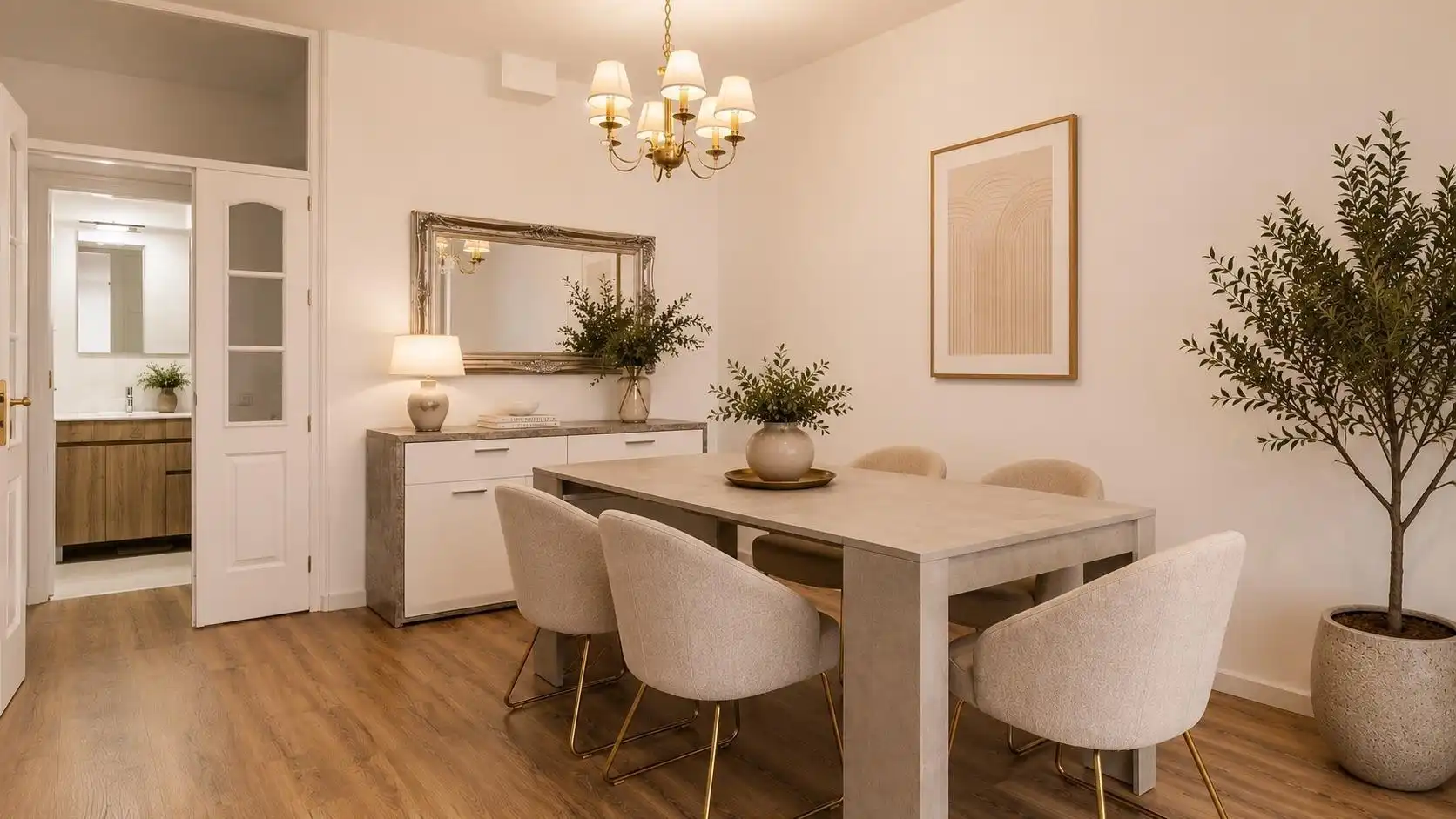 Comedor de Casa o chalet en venta en Vícar con Aire acondicionado, Calefacción y Jardín privado