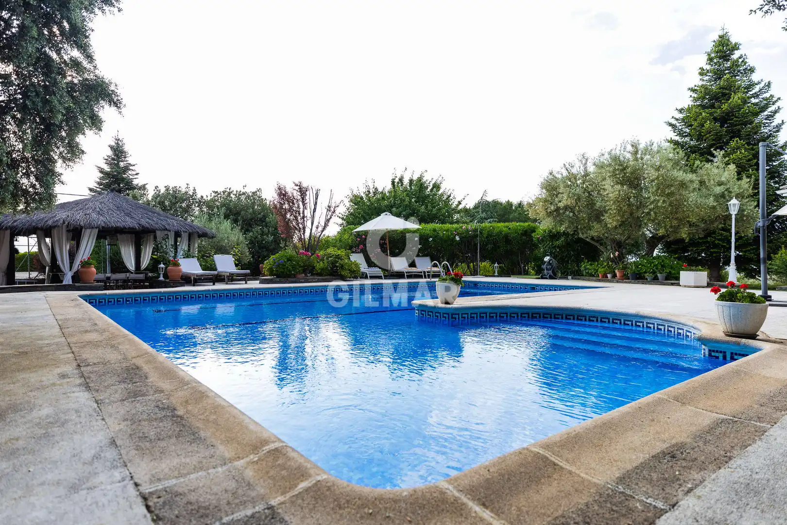 Swimming pool of Houses for sale in Collado Villalba  with Heating, Private garden and Swimming Pool