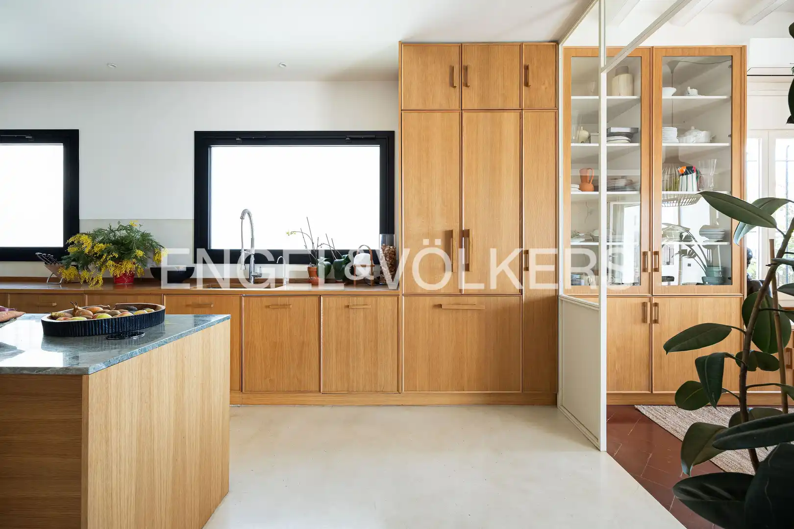 Kitchen of Houses for rent in Caldes d'Estrac  with Air Conditioner, Heating and Private garden