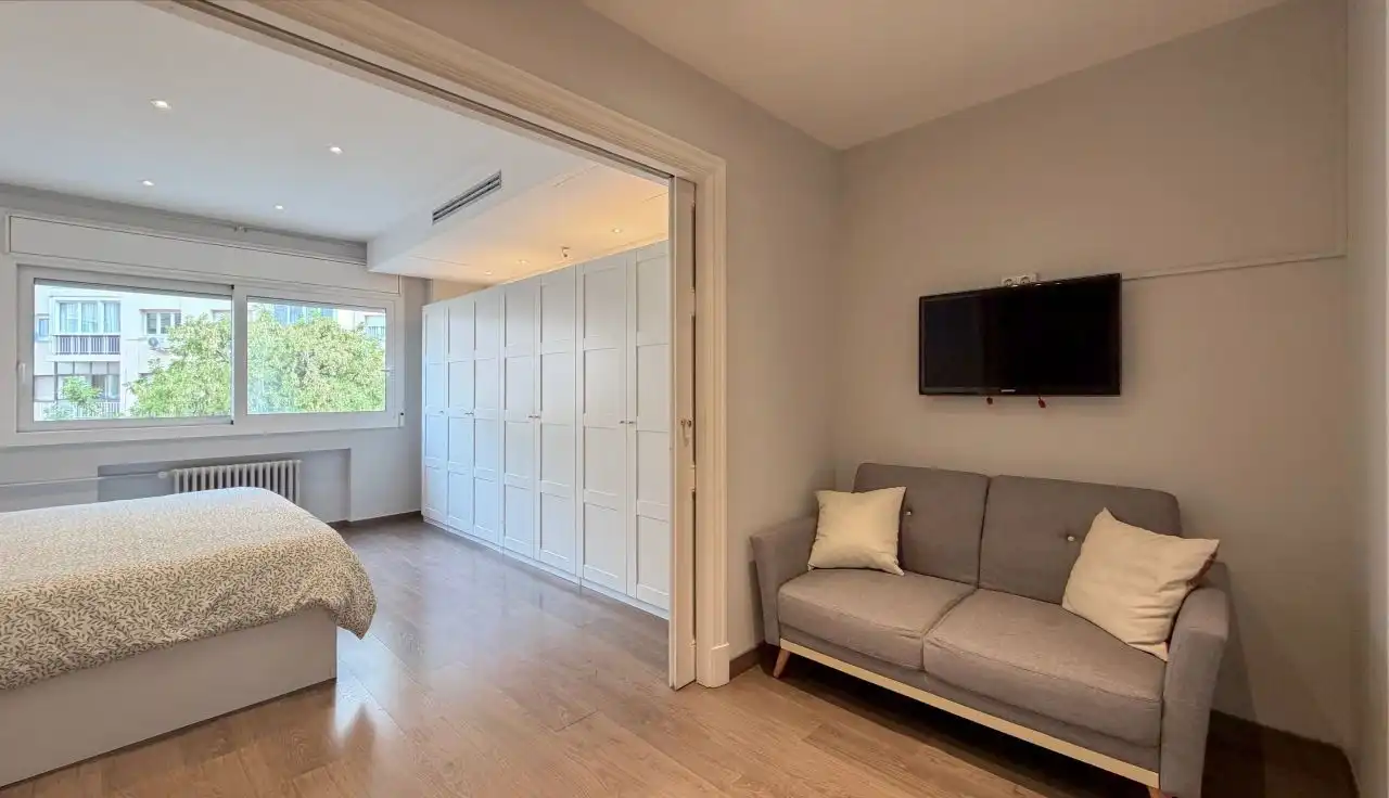 Sala de estar de Piso en venta en Barcelona con Aire acondicionado, Calefacción y Terraza