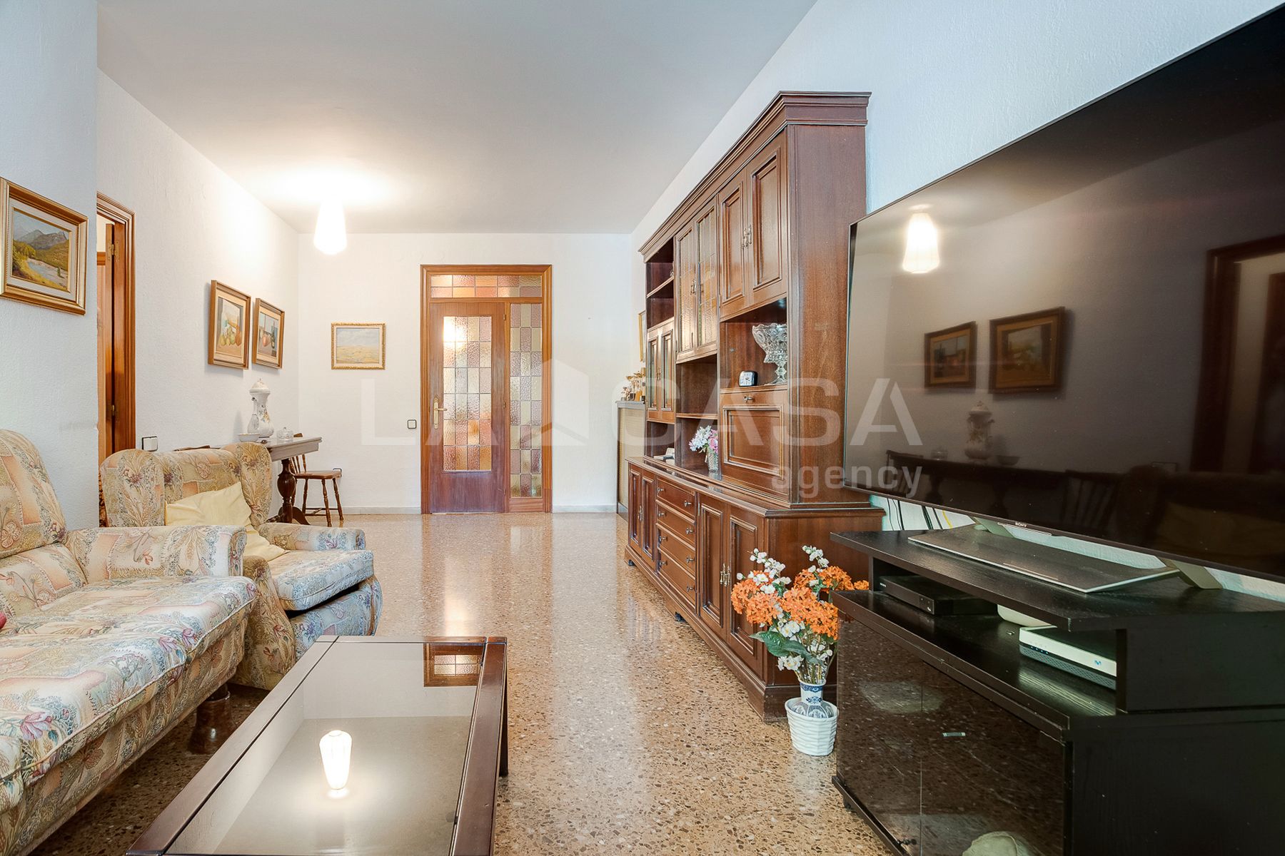 Sala d'estar de Pis en venda en  Barcelona Capital