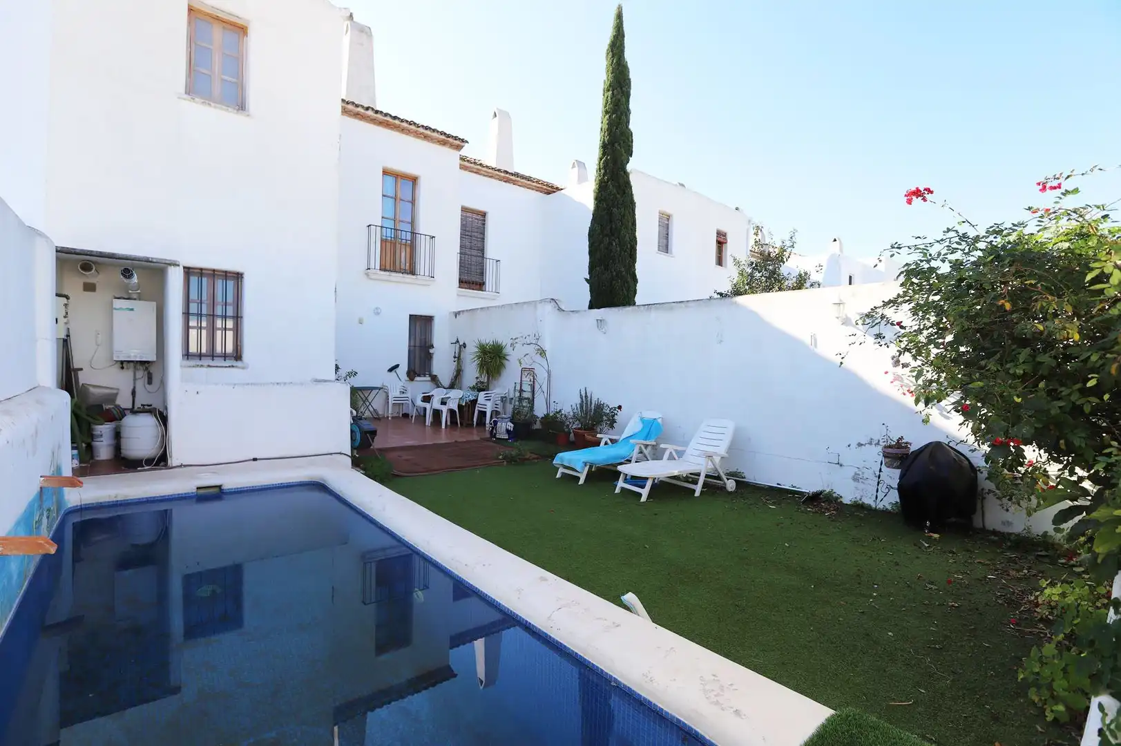 Jardín de Casa adosada en venta en Dénia con Jardín privado y Piscina