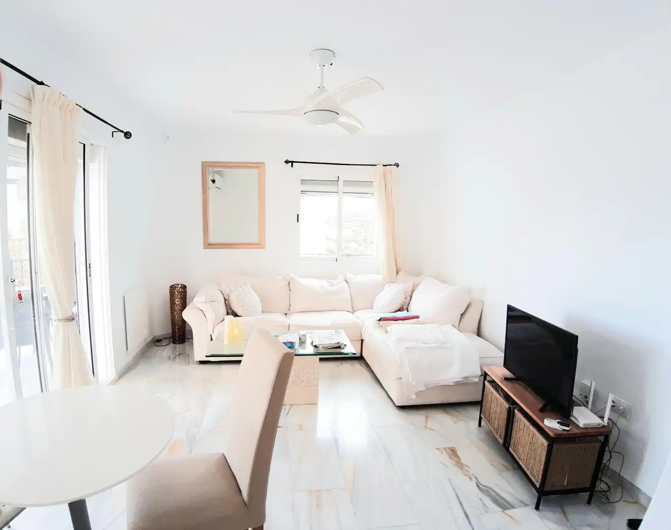 Sala de estar de Apartamento en venta en Mijas