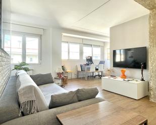 Sala d'estar de Pis de lloguer en  Madrid Capital amb Aire condicionat i Calefacció