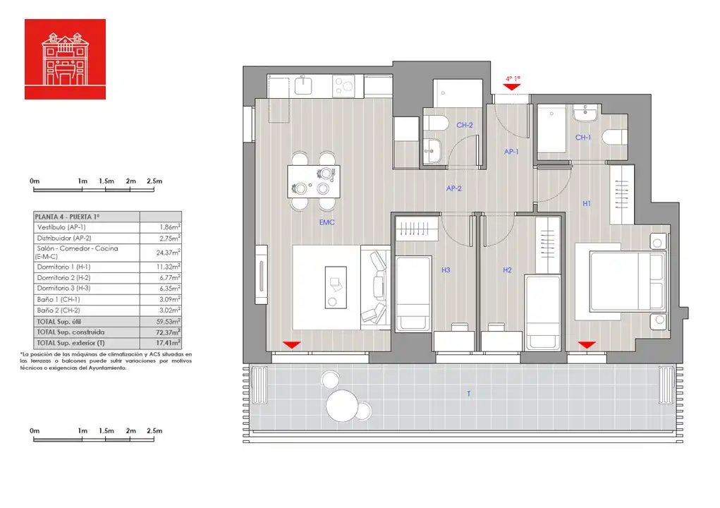 Piso en venta en Esplugues de Llobregat con Aire acondicionado, Calefacción y Parquet