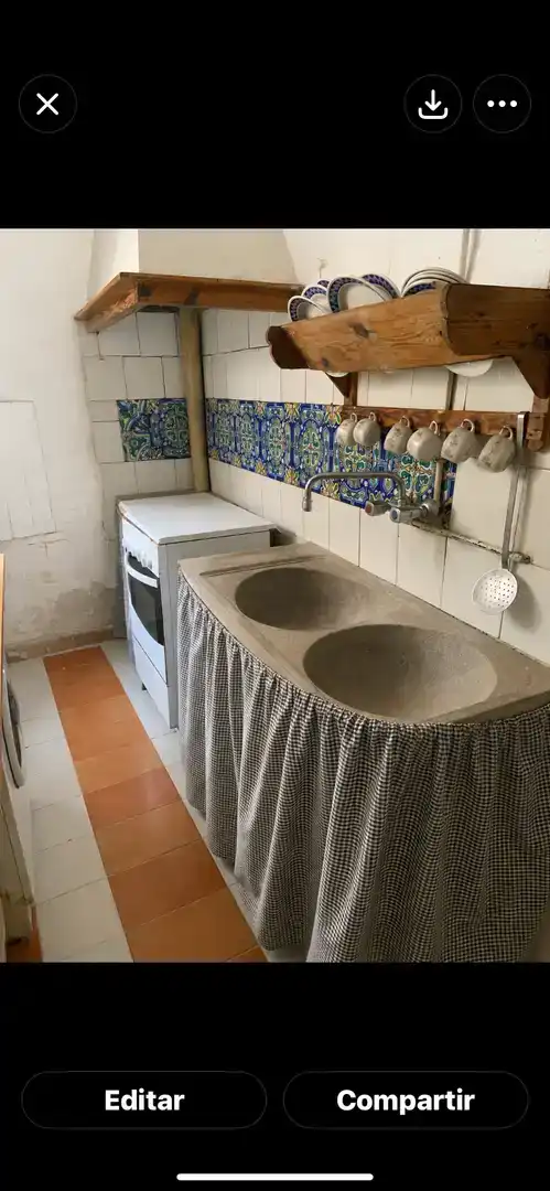 Cuina de Finca rústica en venda en Borriol amb Balcó