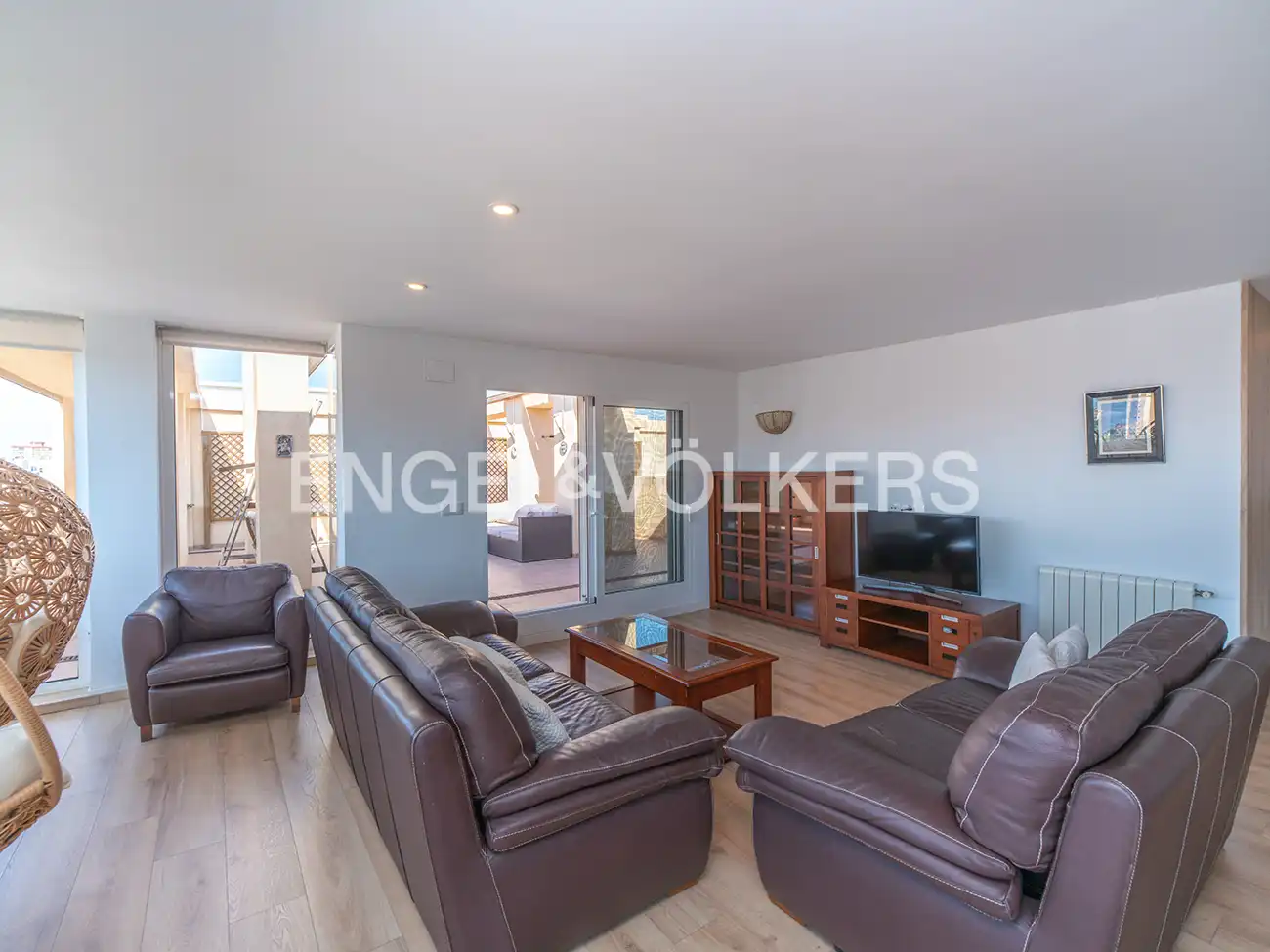 Living room of Attic for rent in Alicante / Alacant  with Air Conditioner, Heating and Terrace