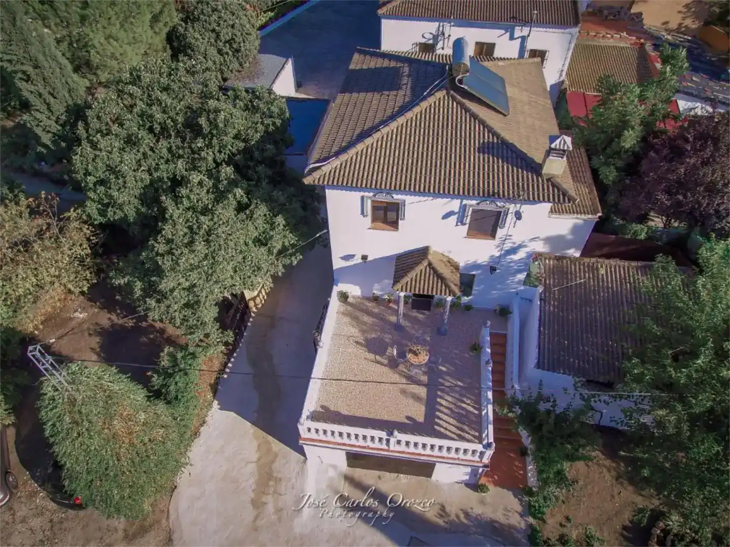 Vista exterior de Finca rústica en venda en Arriate amb Aire condicionat i Piscina