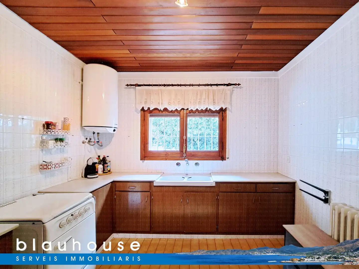 Cocina de Apartamento en venta en Llançà con Aire acondicionado, Jardín privado y Terraza