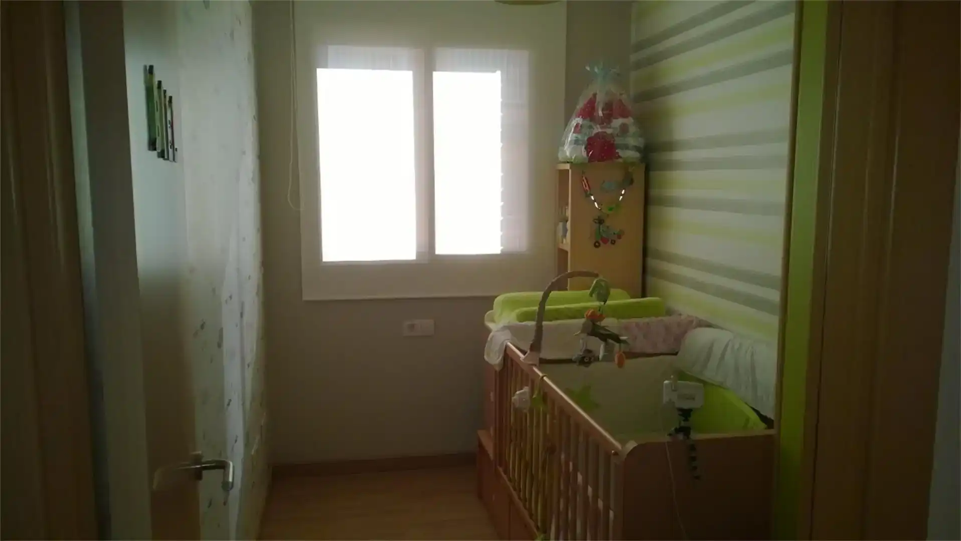 Bedroom of Flat for sale in L'Aldea  with Air Conditioner and Balcony