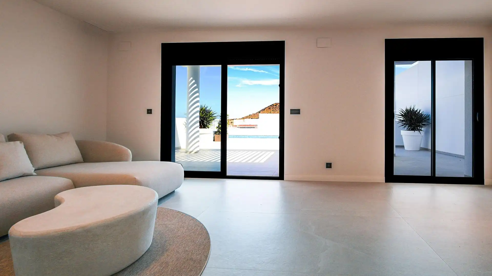 Sala d'estar de Casa o xalet en venda en Rojales amb Aire condicionat, Jardí privat i Terrassa