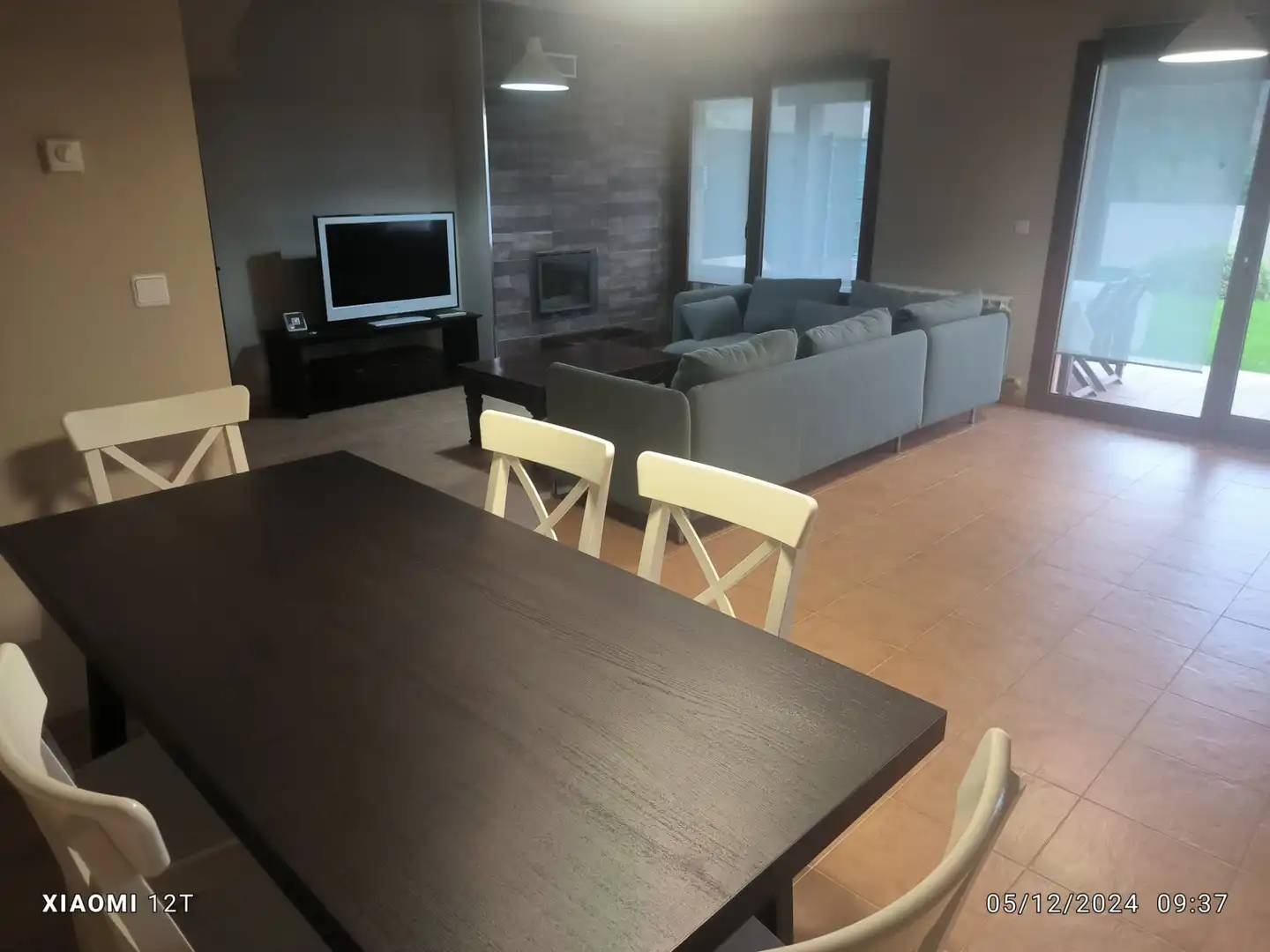 Comedor de Casa adosada de alquiler en Miño con Calefacción, Jardín privado y Terraza