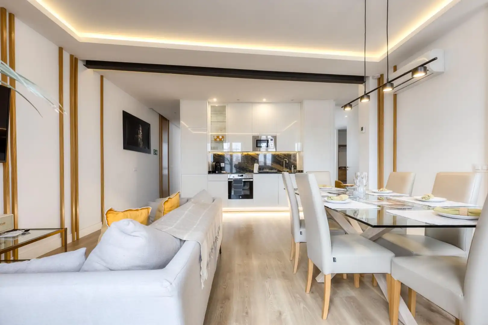 Sala de estar de Ático en venta en Madrid con Aire acondicionado, Calefacción y Terraza