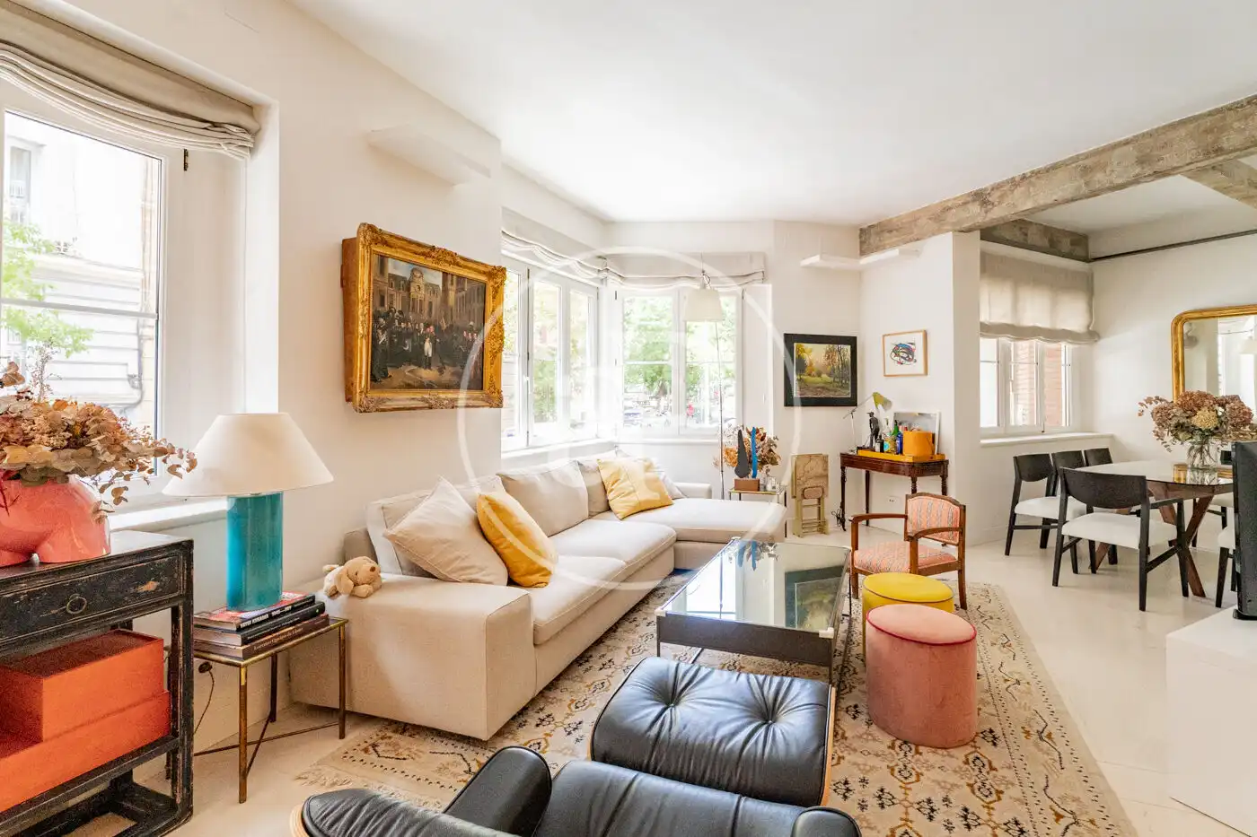 Sala de estar de Piso en venta en Madrid con Calefacción y Trastero