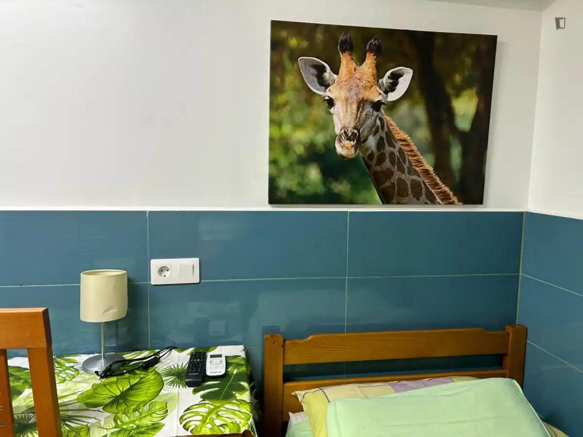 Bedroom of Study for rent in L'Hospitalet de Llobregat  with Air Conditioner, Heating and Furnished