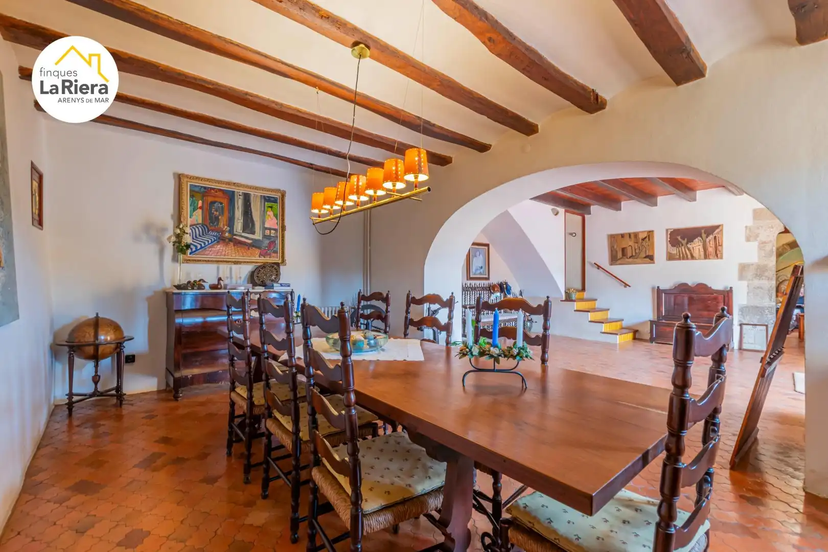 Dining room of Houses for sale in Arenys de Munt  with Air Conditioner, Heating and Private garden