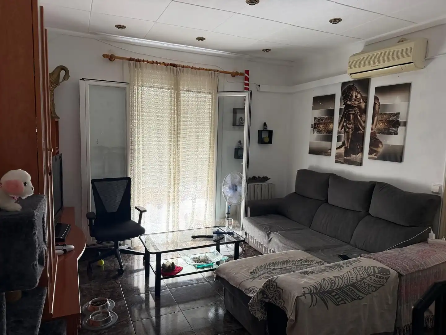 Sala d'estar de Pis en venda en Lleida amb Aire condicionat i Calefacció