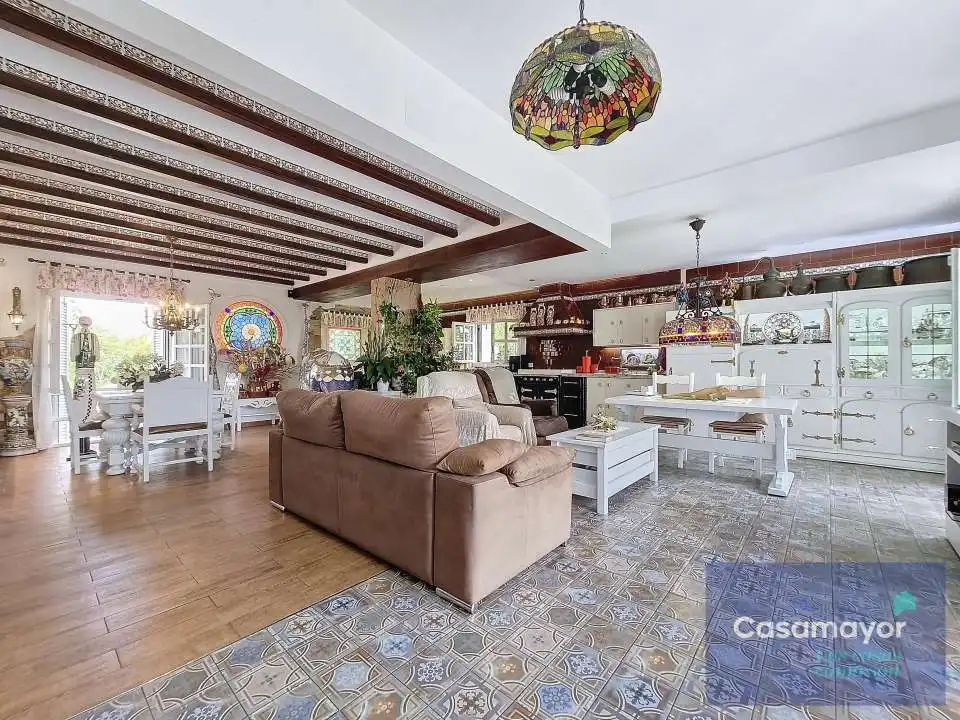 Living room of Houses for sale in San Vicente del Raspeig / Sant Vicent del Raspeig  with Air Conditioner, Heating and Private garden