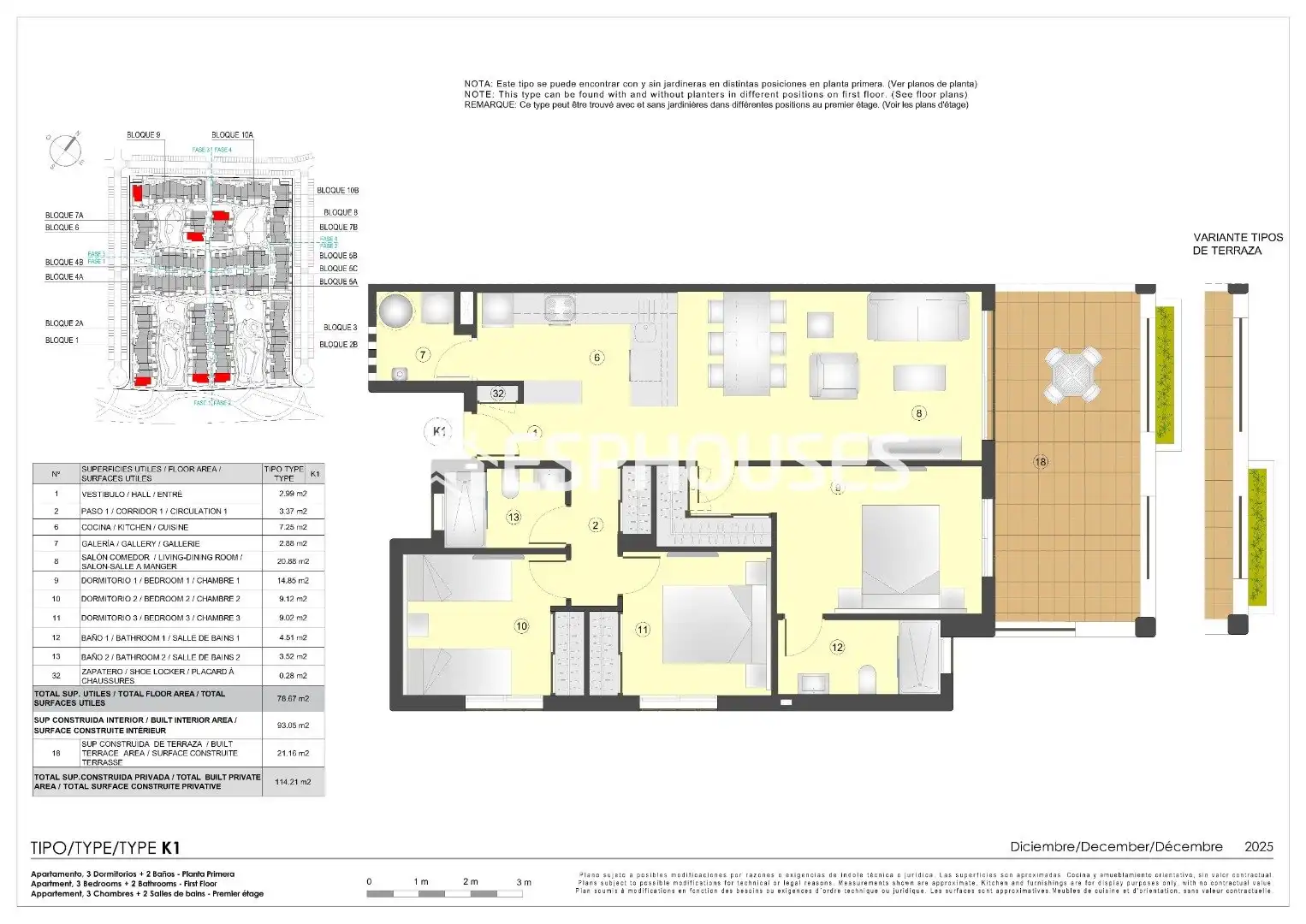Apartment mit Terrasse zum Verkauf in San Juan de los Terreros, imagen 14